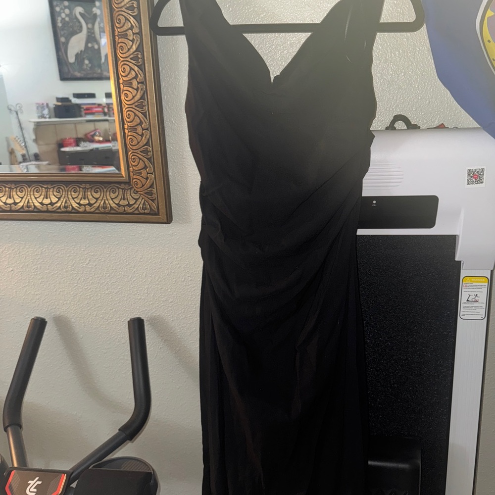 Zara Black Backless Dress